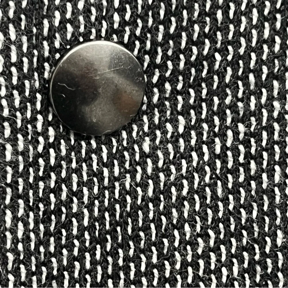 Banana Republic Jacket XL Black Snap Button Lightweight Bomber Style Preppy Men - Picture 8 of 15